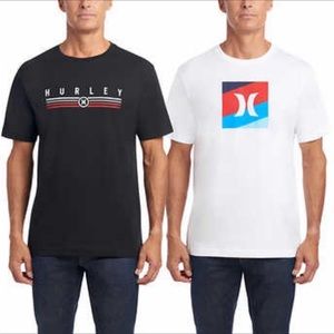 Hurley Men's Graphic Tee, 2-Pack